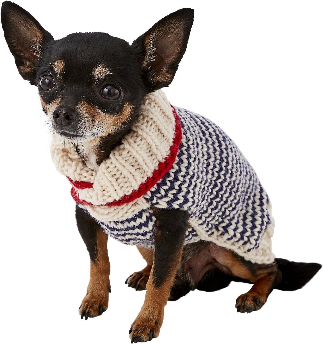 Chilly Dog Spencer Striped Dog and Cat Sweater