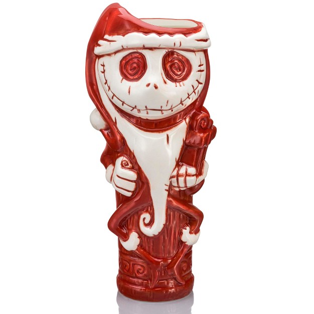 Beeline Creative Geeki Tikis Disney The Nightmare Before Christmas Santa Jack Ceramic Mug