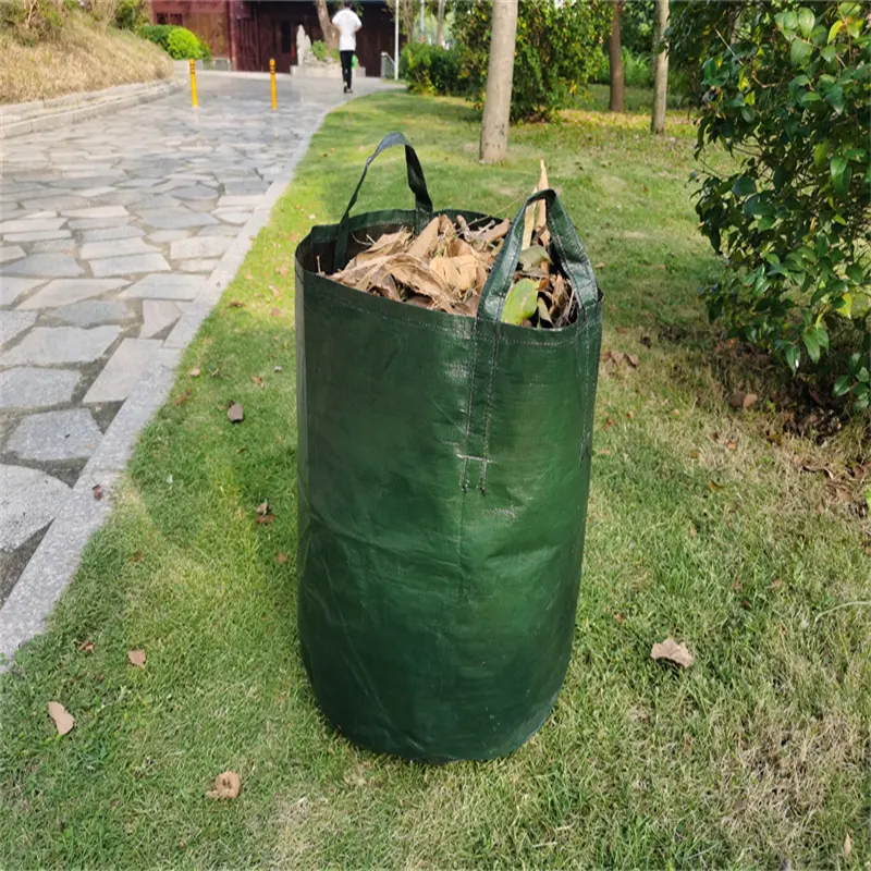 Outside Leaf Trash Bags  Reusable Collapsible Waterproof Recycle Garden Waste Leaf Bag