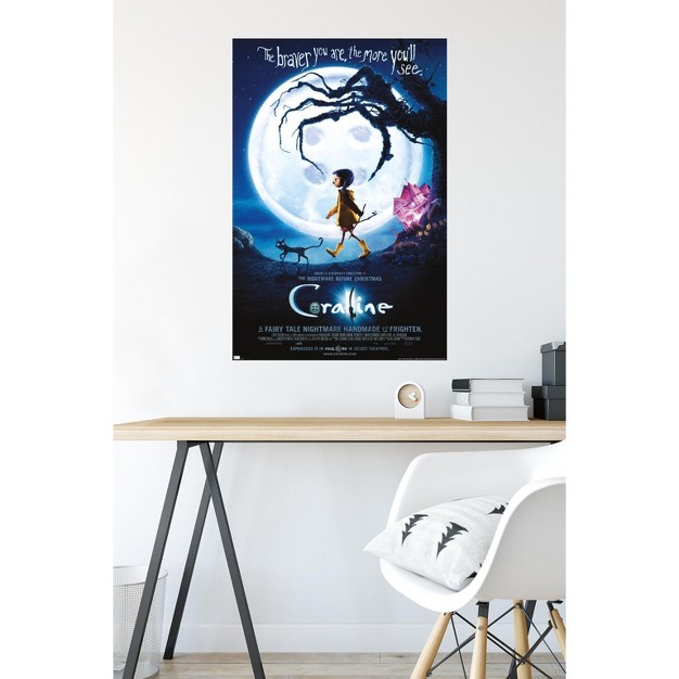 Trends International Coraline Braver One Sheet Unframed Wall Poster Prints