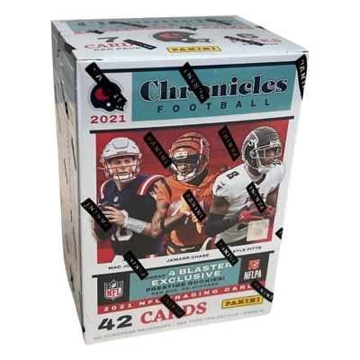 2021 Panini NFL Chronicles 42 Trading Card Blaster Pack