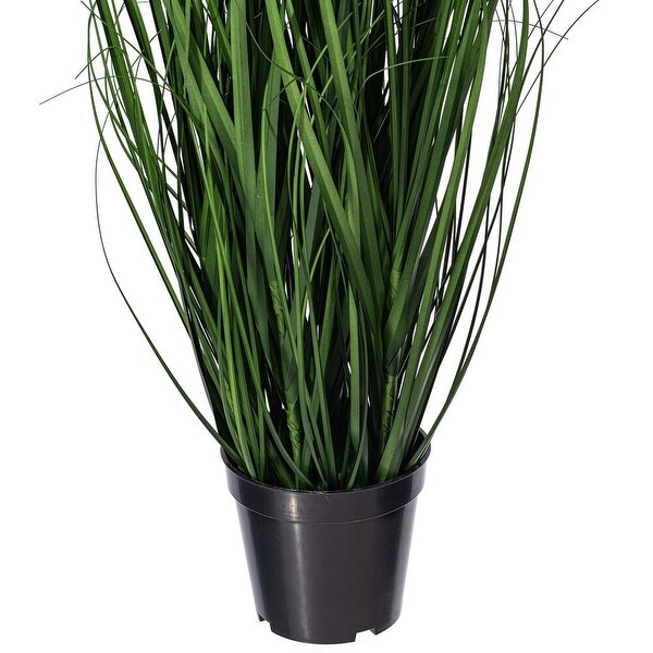 Vickerman 36 Artificial Potted Green Grass.