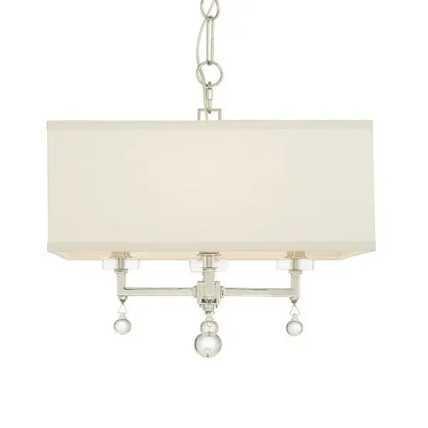 Paxton 4 Light Nickel Mini Chandelier - 16'' W x 16'' H Shopping - The Best Deals on Chandeliers