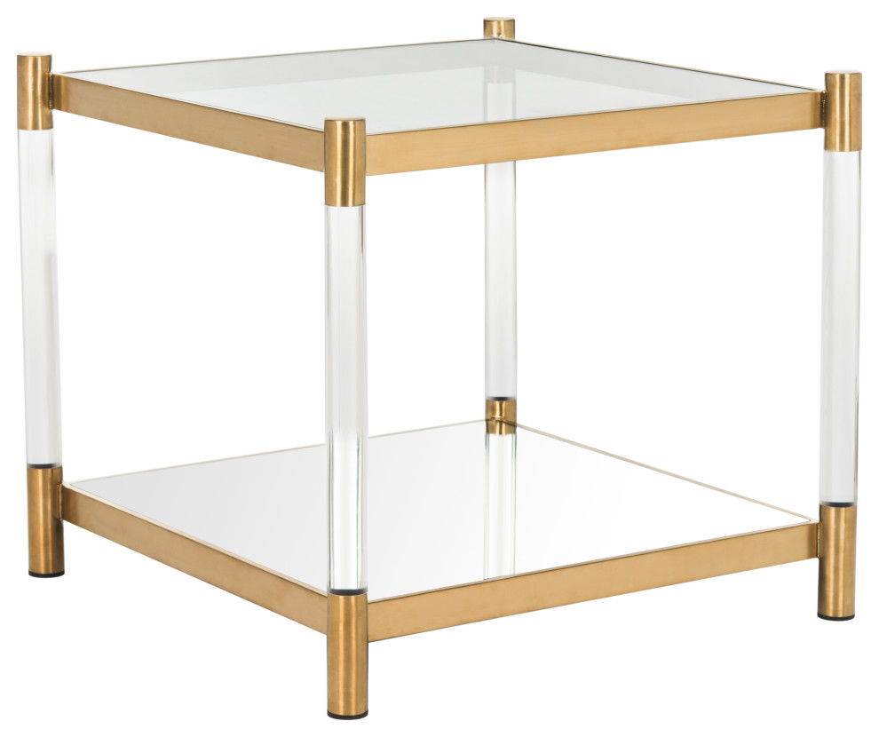 Safavieh Couture Shayla Acrylic Accent Table   Contemporary   Side Tables And End Tables   by Safavieh  Houzz