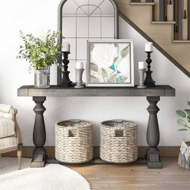 Cason Rustic Console Table Homes Inside Out