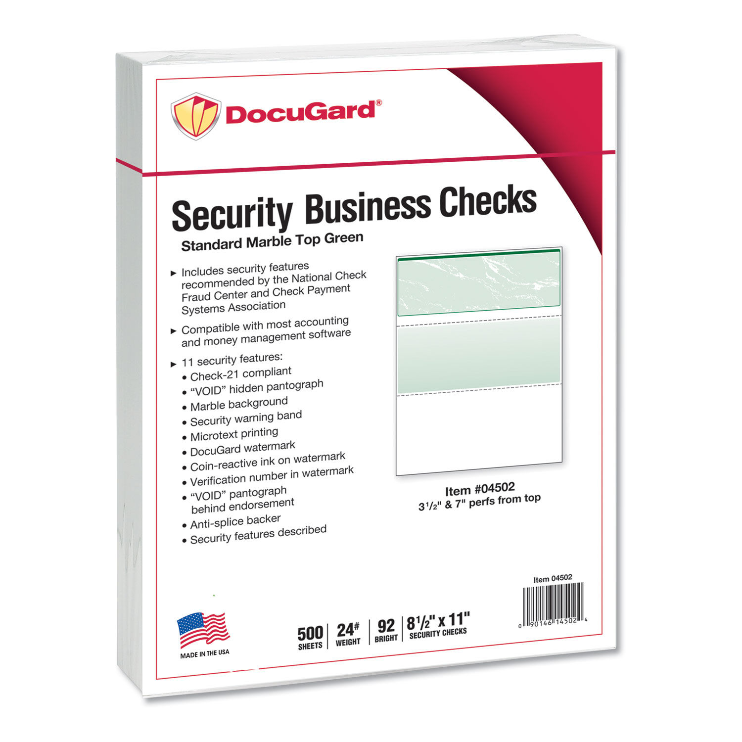 Standard Security Check by DocuGardandtrade; PRB04502