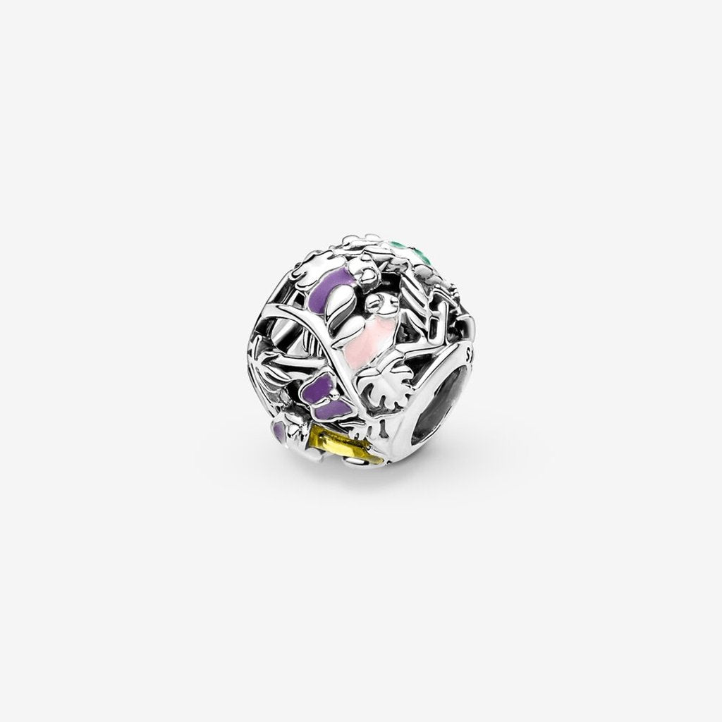 PANDORA  Jungle Creatures & Leaves Charm