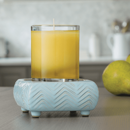 Chevron 2-In-1 Candle and Fragrance Warmer For Candles And Wax Melts from Candle Warmers Etc.