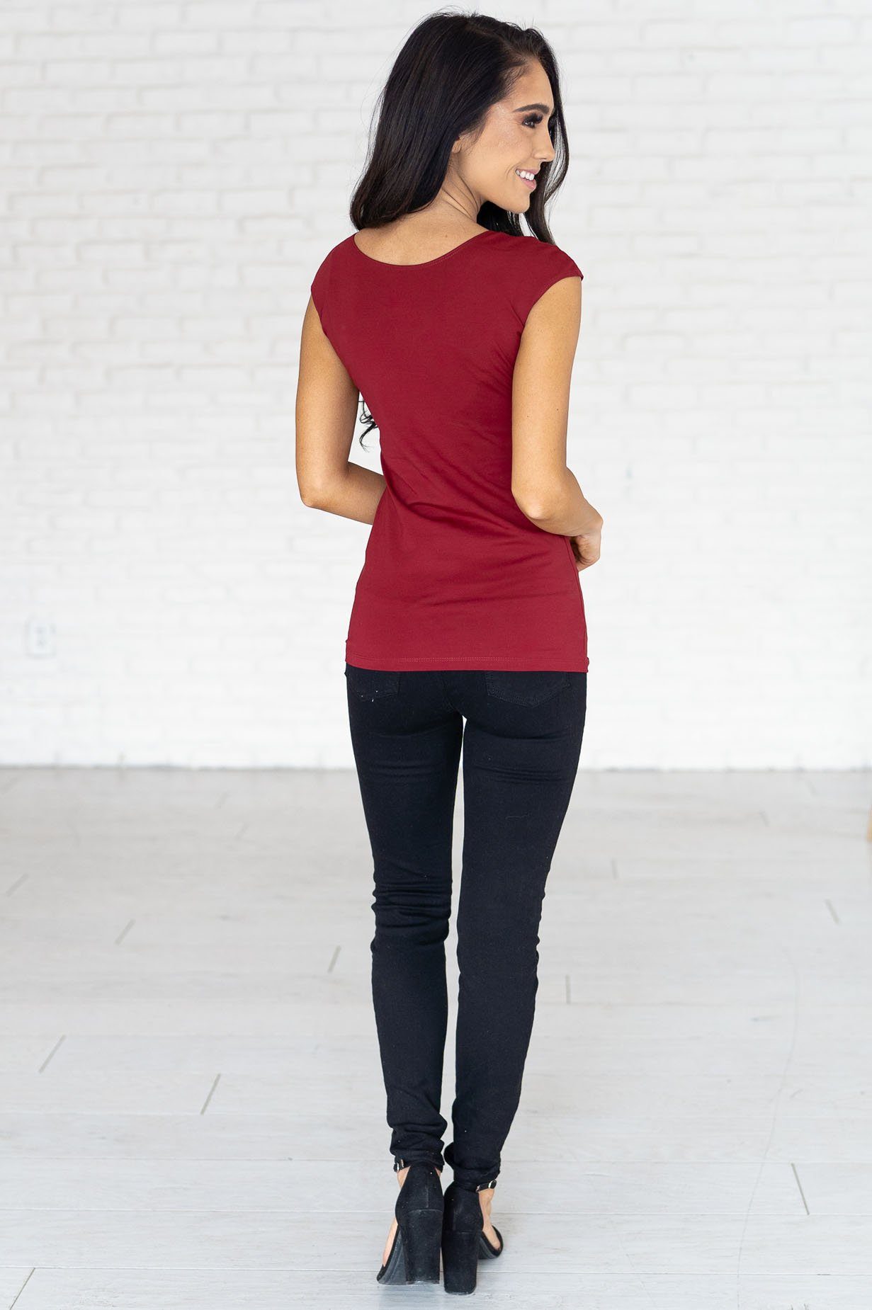 Cap Sleeve Modest Layering Tee