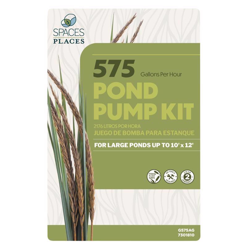 PUMP POND BLACK 550GPH