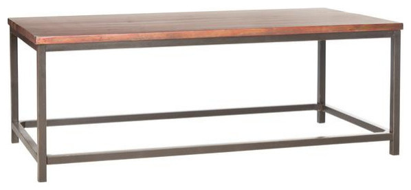 Jireh Coffee Table Distressed Maroon   Modern   Coffee Tables   by Virgil Stanis Design  Houzz