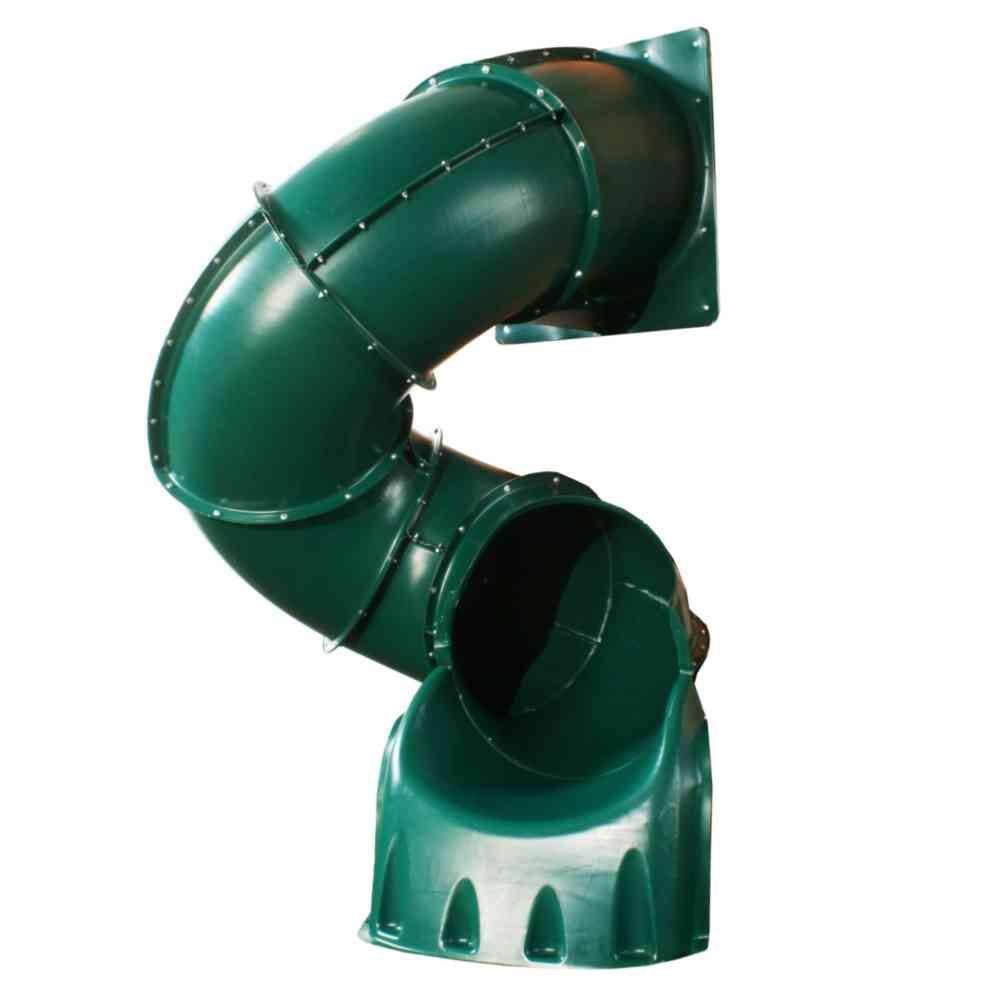 Swing-N-Slide Playsets 5 ft. Green Turbo Tube Slide NE 4692-T