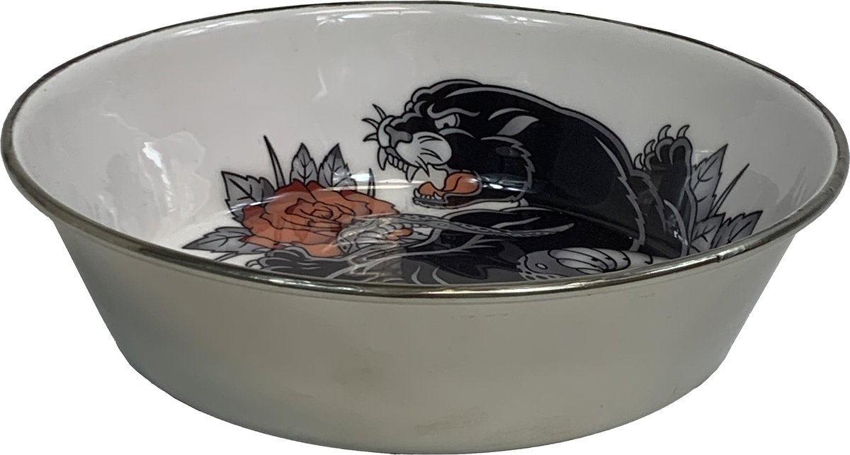 Komodo Panther Stainless Steel Reptile Bowl