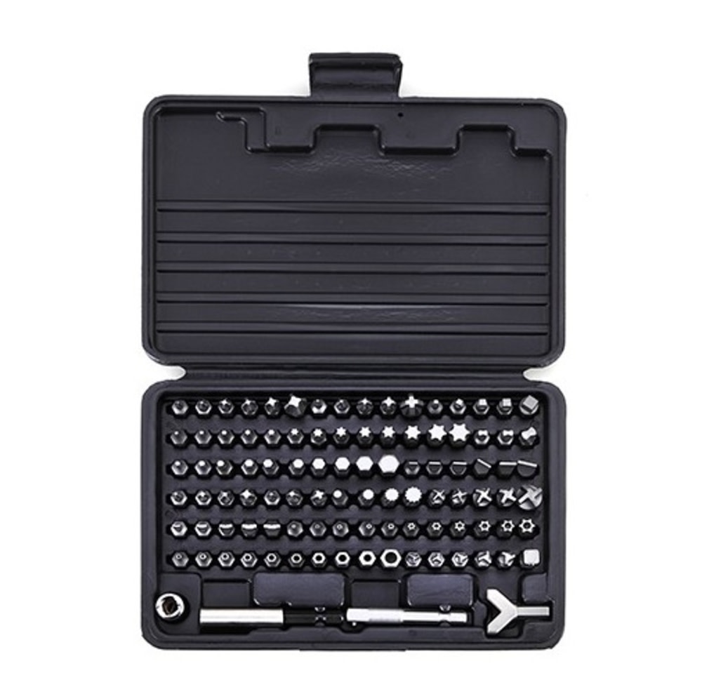 100PC MASTER SCREWDRIVER BIT SET ;