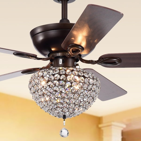 Swarna Antique Bronze Lighted Ceiling Fan (optional Remote) Shopping - The Best Deals on Ceiling Fans | 39420591