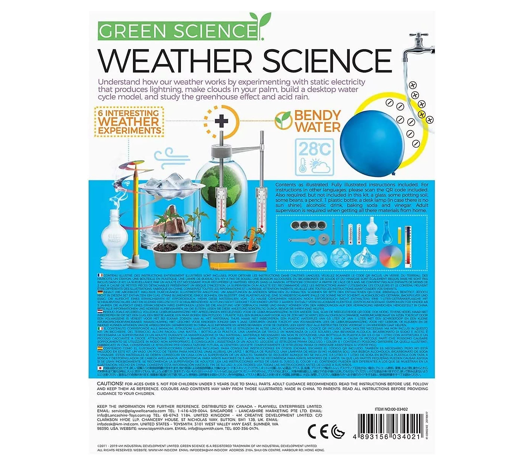 Toysmith KidsLabs Weather Science Kit