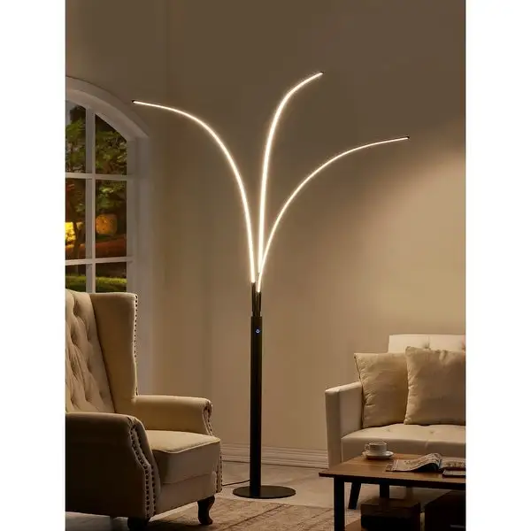 Artiva Aurora LED Arch Tree Floor Lamp, 92