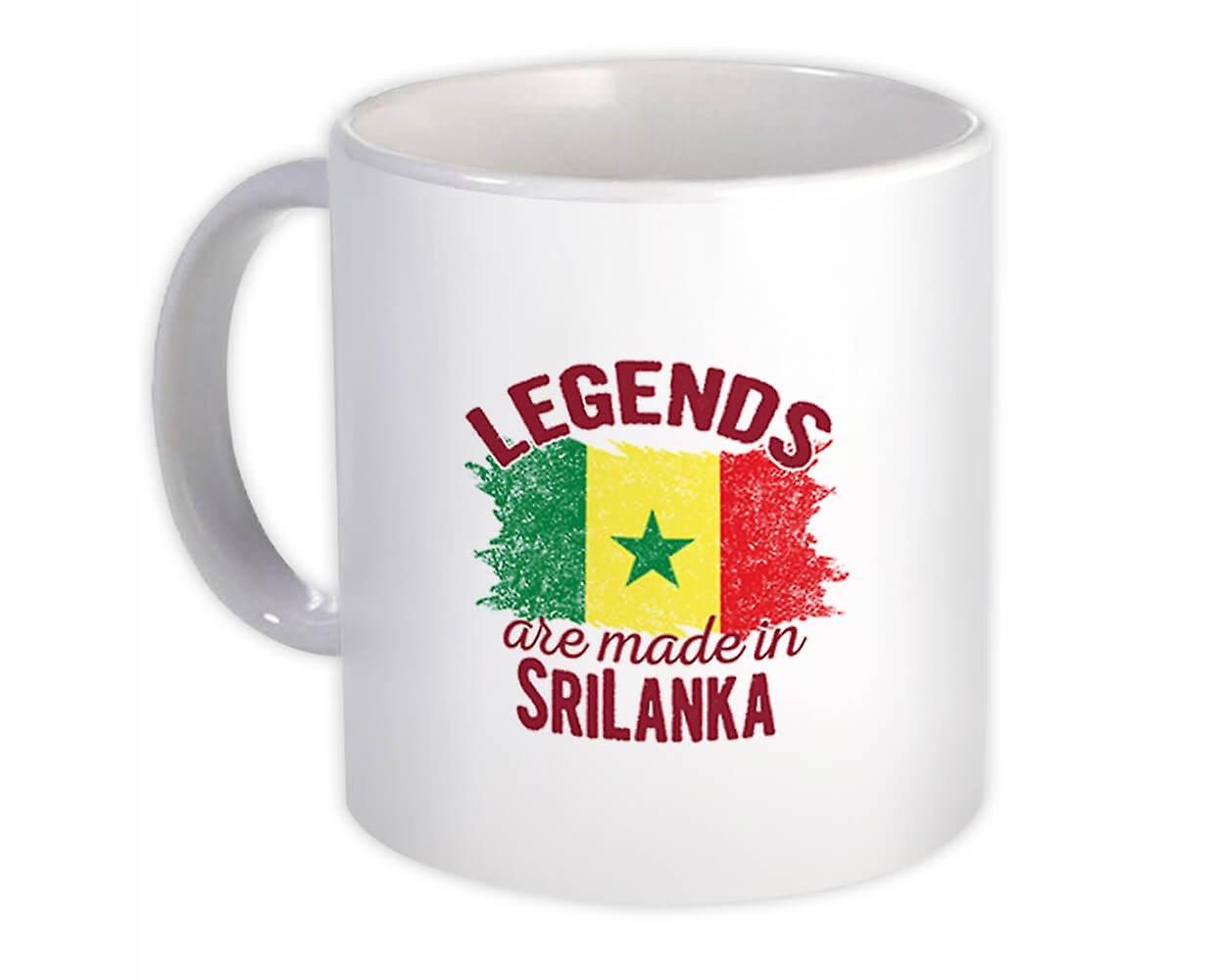 Legends are Made in Senegal: Gift Mug Flag