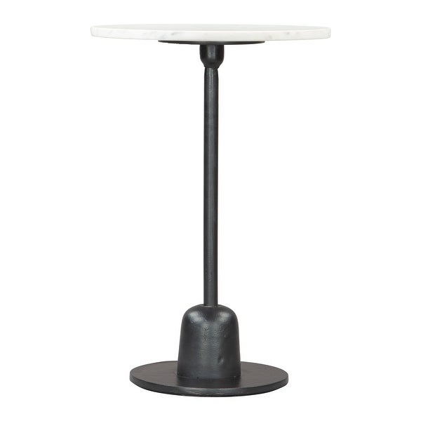 Whammy Side Table White and Black