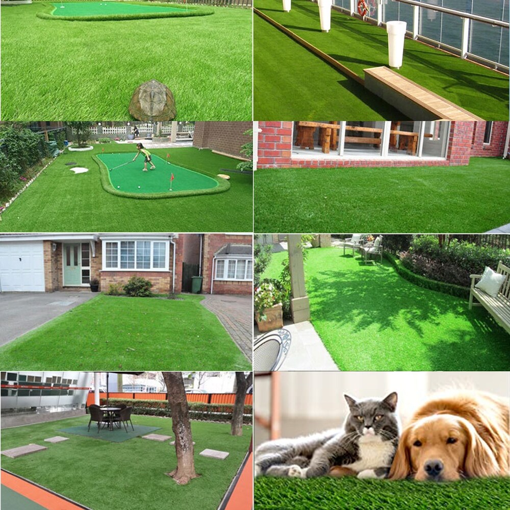 DCP Artificial autumn Grass 12ft.Wide x Cut to Length 1.37in hight   12'x1'