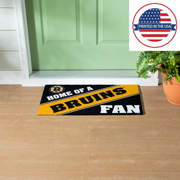 Evergreen Boston Bruins Pvc Mat Color