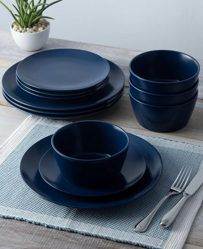 Noritake Colorscapes Swirl Coupe Dinnerware Collection