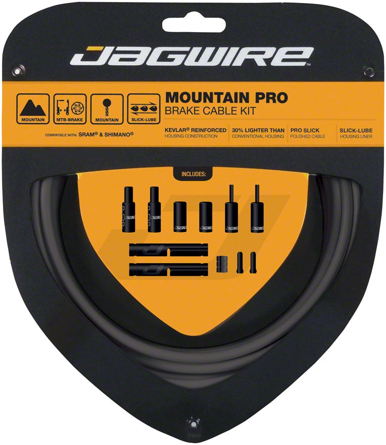Jagwire Mountain Pro Brake Cable Kit - SRAM/Shimano - Ice Gray