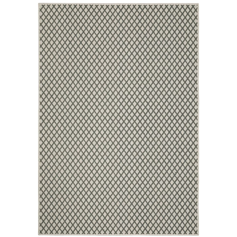 StyleHaven Trevor Corner Detail Bordered Indoor Outdoor Rug