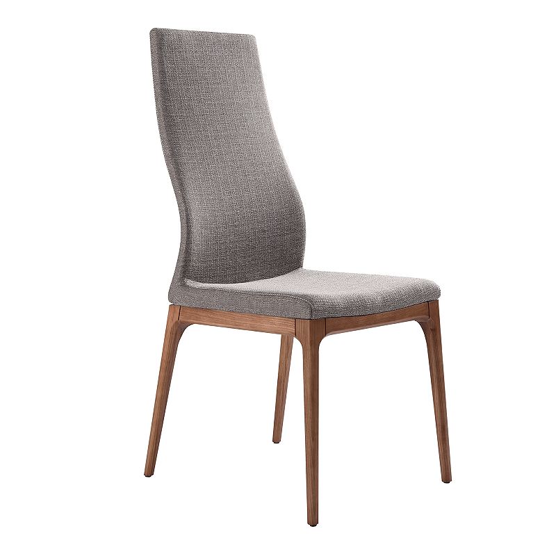 Armen Living Parker Mid-Century Dining Chair Set