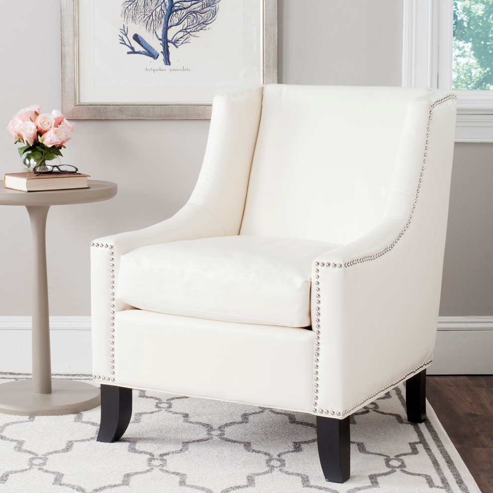 Safavieh Daniel Club Chair   Transitional   Armchairs And Accent Chairs   by Buildcom  Houzz