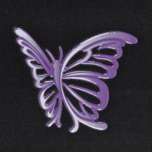 Purple Butterfly Car Floor Mats， 4 Piece Design Mats