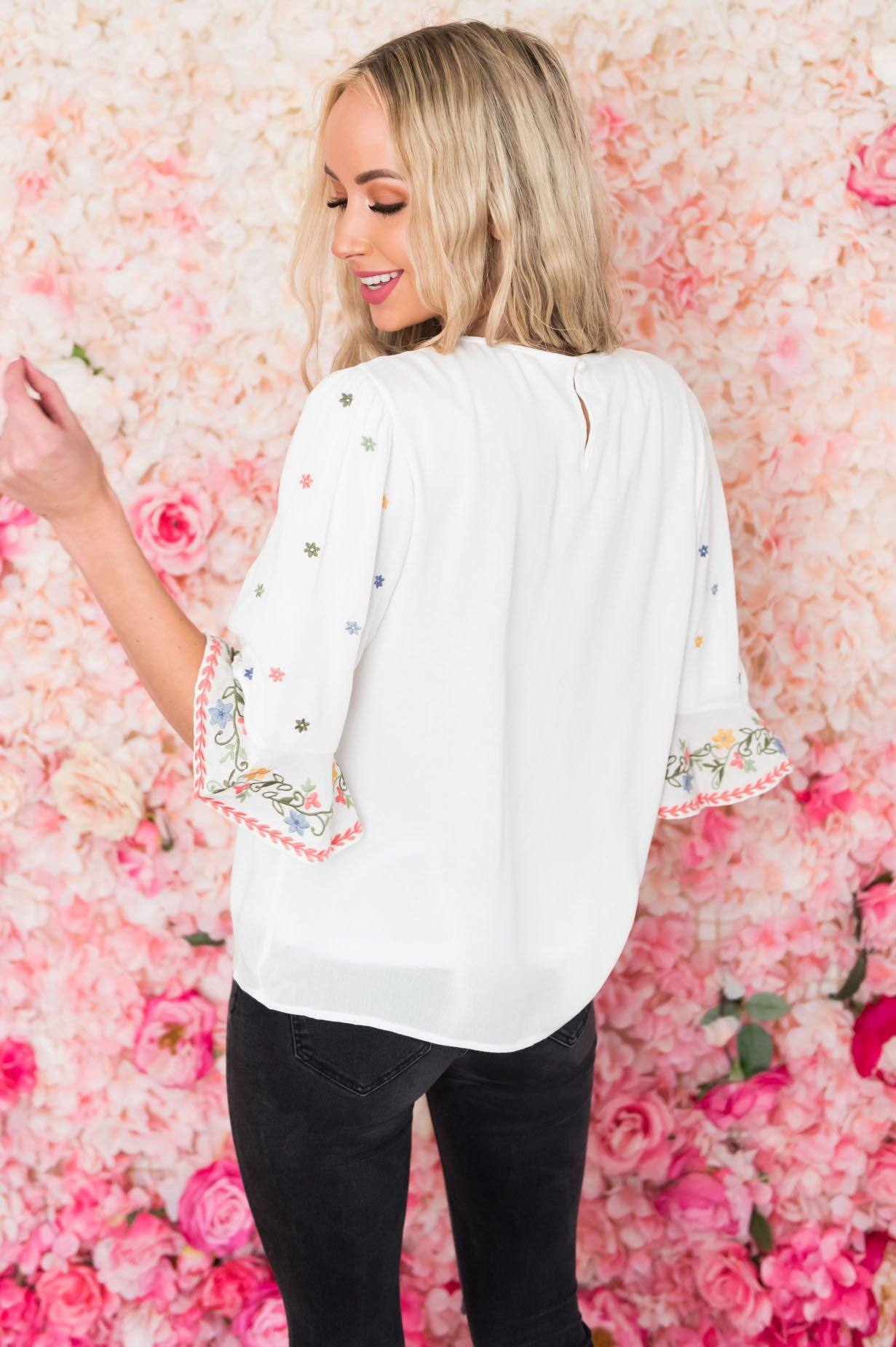 It's All About You Modest Blouse