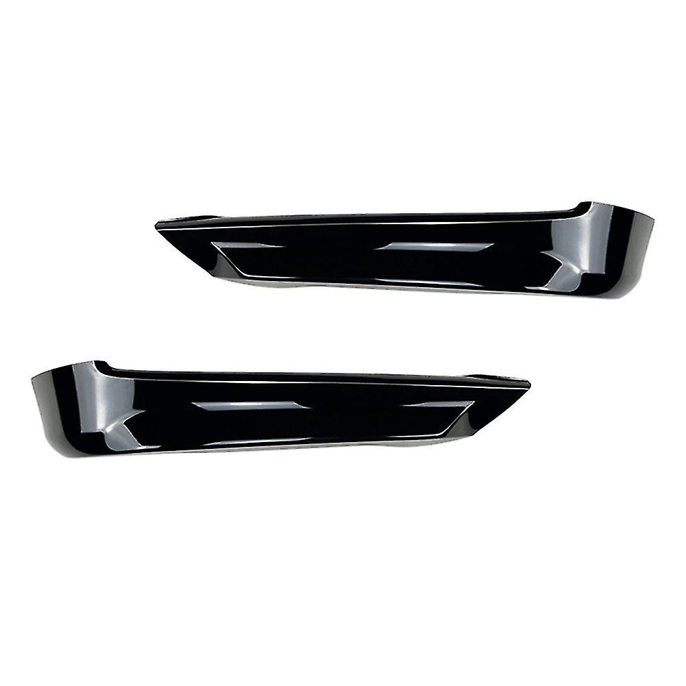 Car Glossy Black Front Bumper Lip Corner Cover Trim Lower Protector Splitter Spoiler For E90 E91 32