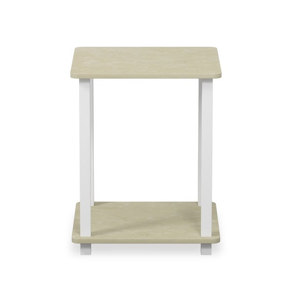 Porch and Den Rutherford Simplistic Square End Tables (Set of 2)