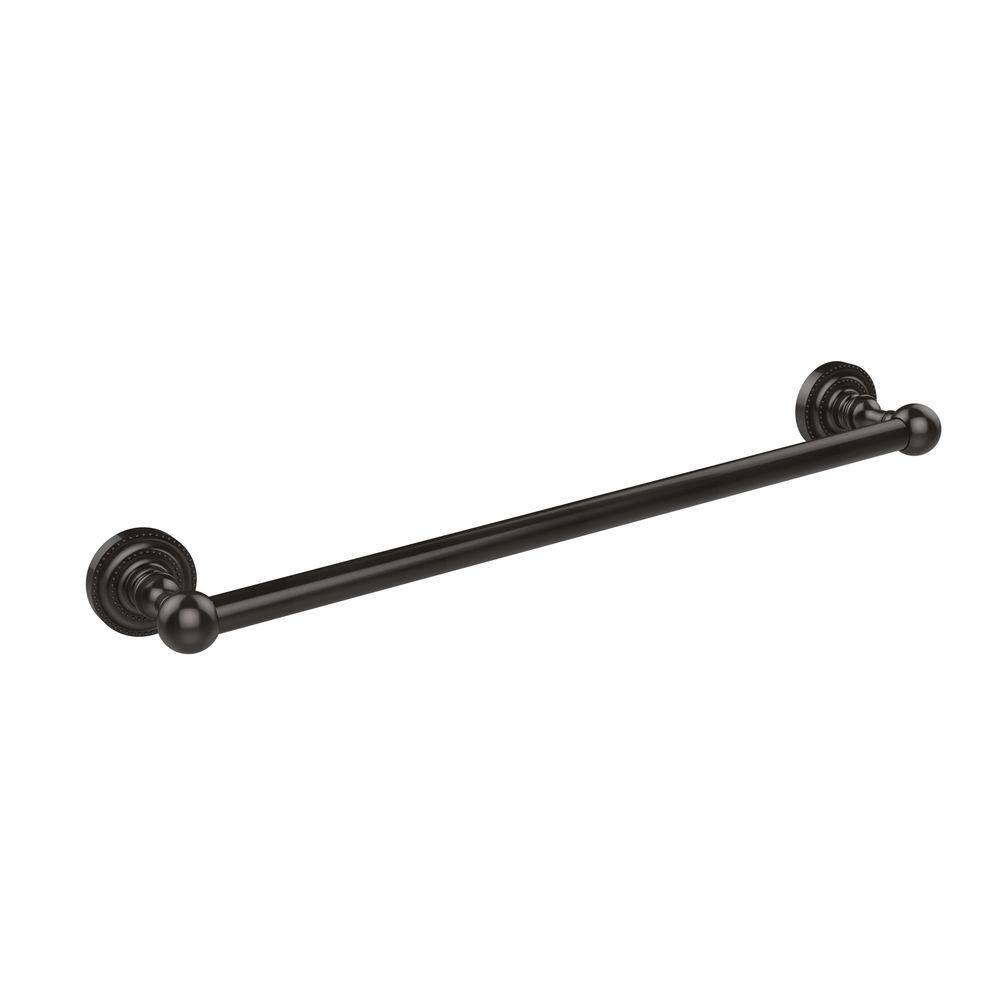 Allied Brass Dottingham Collection 36 in. Towel Bar in Oil Rubbed Bronze DT-4136-ORB