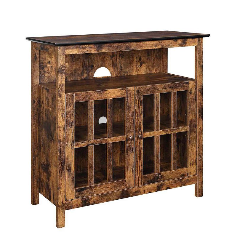 Convenience Concepts Big Sur Highboy TV Stand with Storage Cabinets