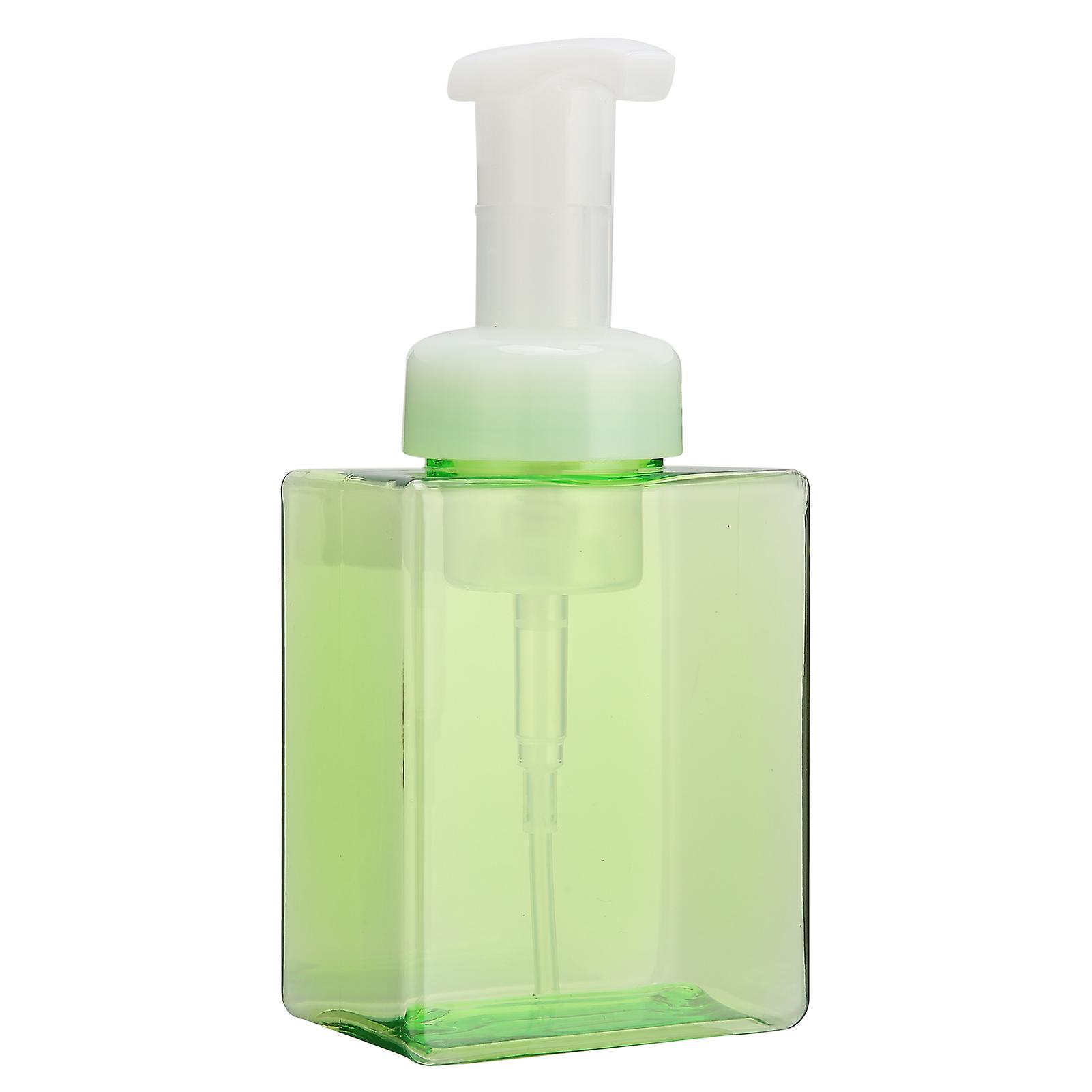 Plastic Foaming Bottle Soap Storage Empty Bottle Refillable Foaming Dispenser Container 250mlfluorescent Green