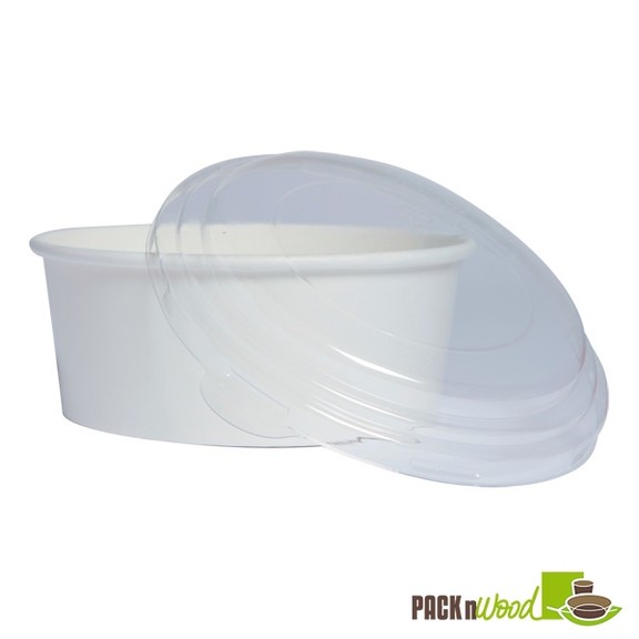 Packnwood 210SOUPLPP157 Clear PP Lid For Hot Food ...