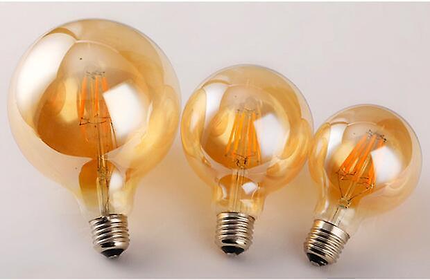 Dimmable G80 G95 G125 ment Led Bulb Light Amber