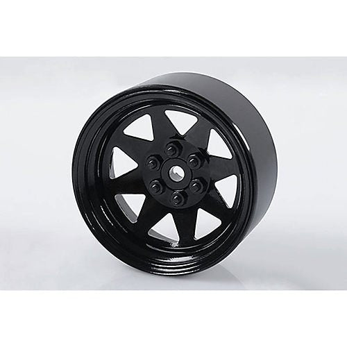 6 Lug Wagon 2.2 Steel Stamped Beadlock Wheel, Blk