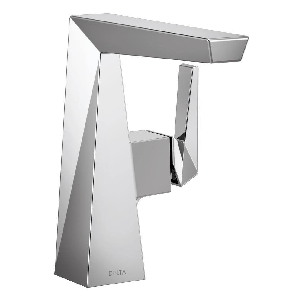 Delta Trillian Single Handle Single Hole Bathroom Faucet in Lumicoat Chrome 643-PR-DST