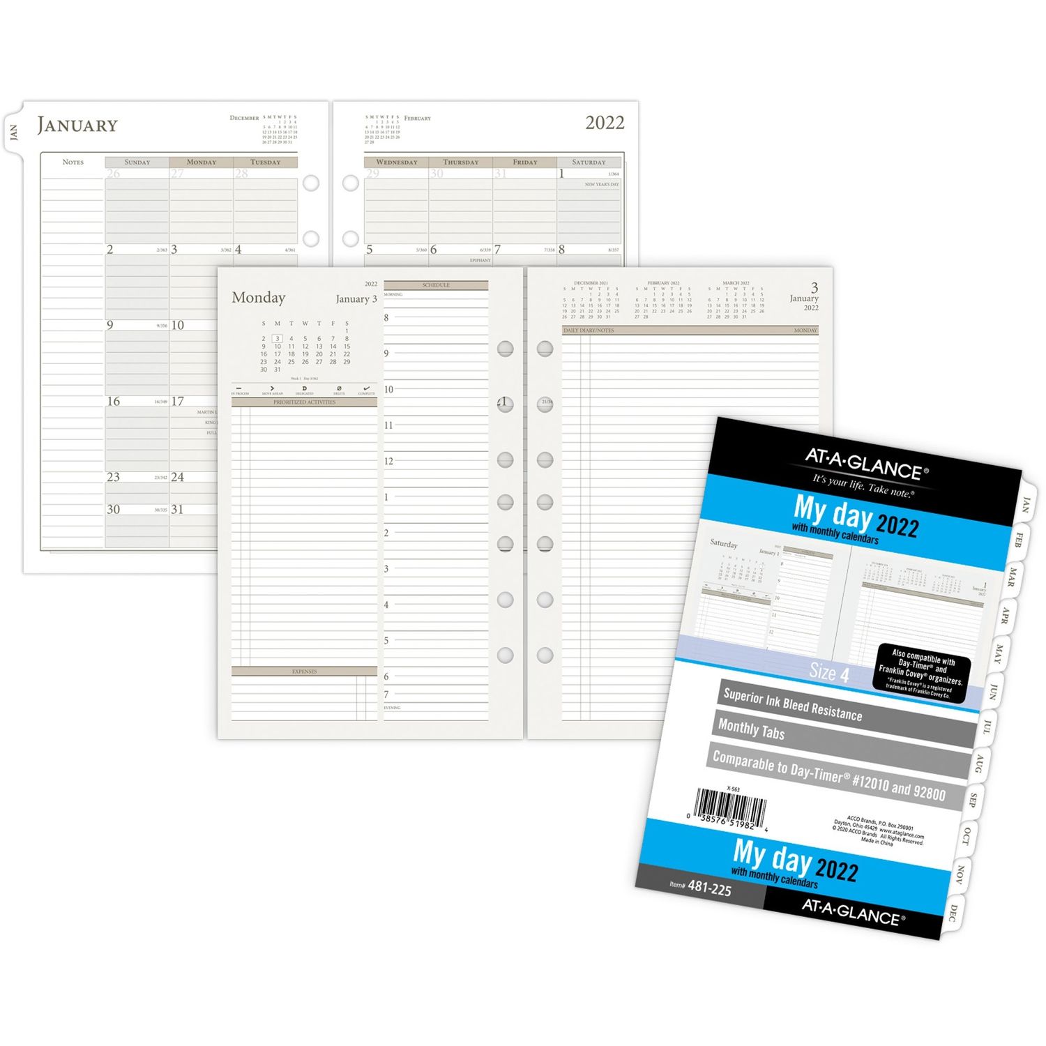 PRO 2PPD Wide Area Planning Pages by ACCO Brands Corporation AAG481225