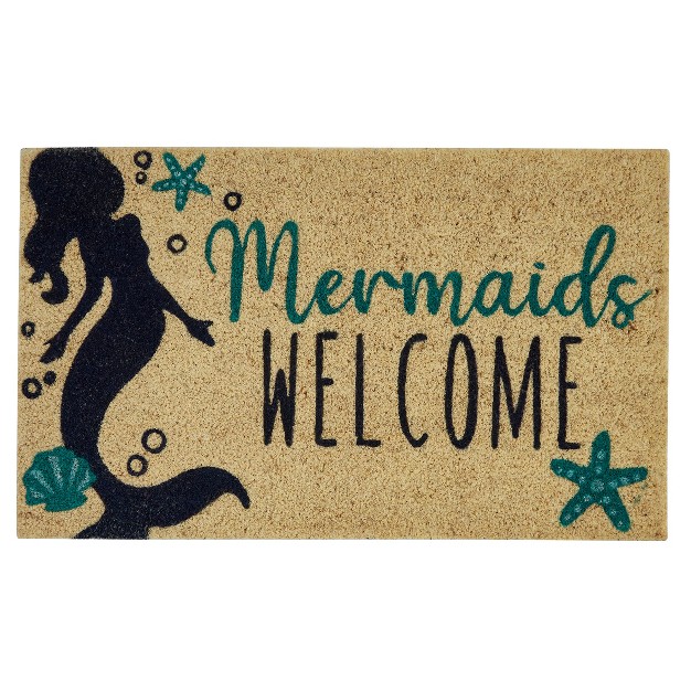 Split P Mermaid Doormat