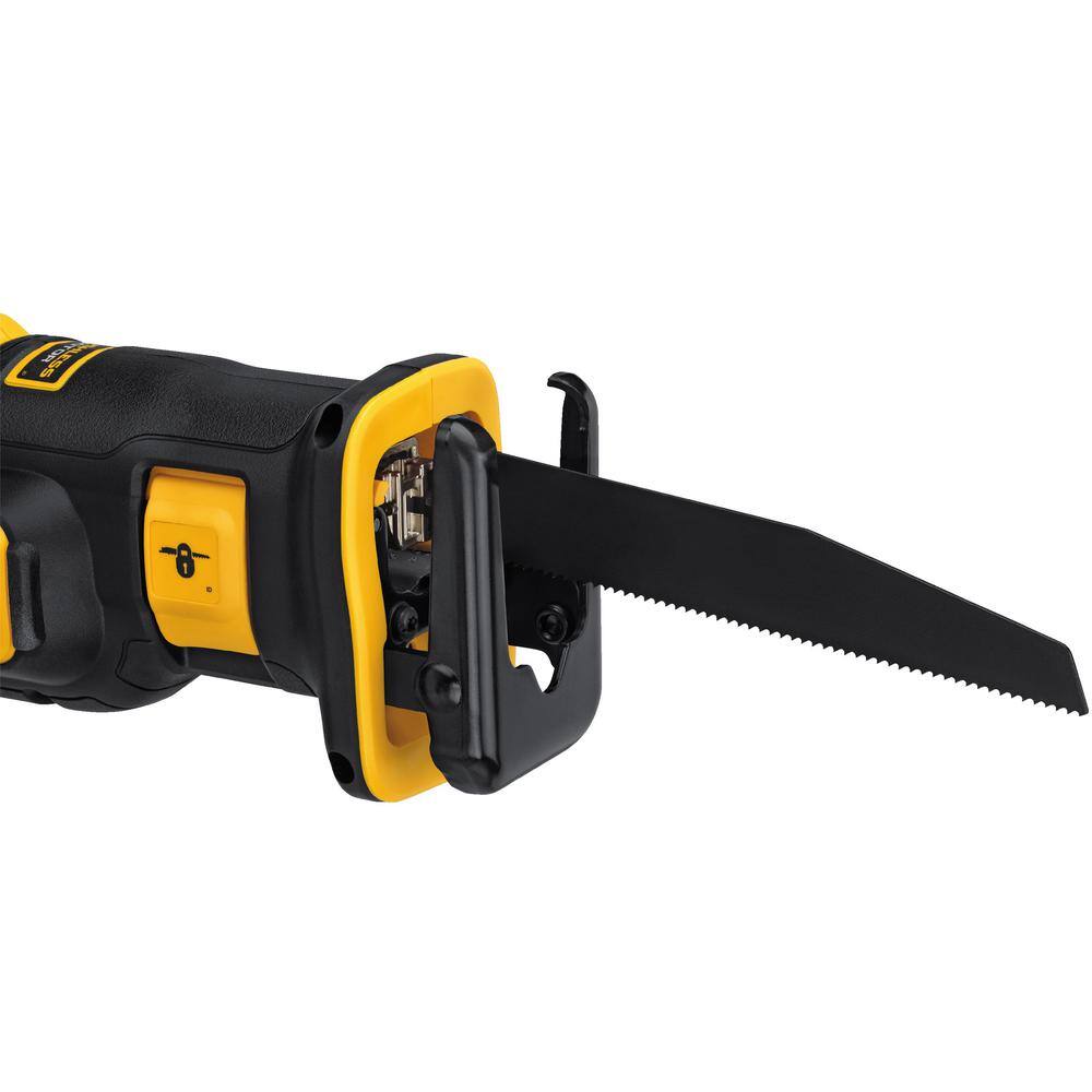 DEWALT DCS367BW240C 20-Volt MAX XR Cordless Brushless Compact Reciprocating Saw with (1) 20-Volt Battery 4.0Ah and Charger