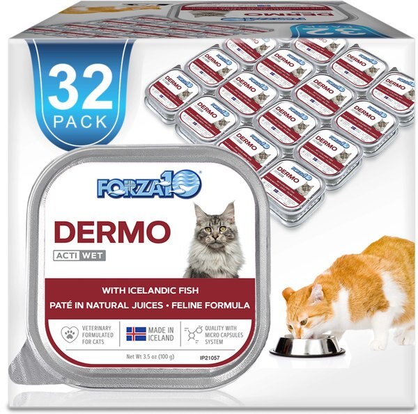 Forza10 Nutraceutic ActiWet Dermo Support Icelandic Fish Recipe Canned Cat Food