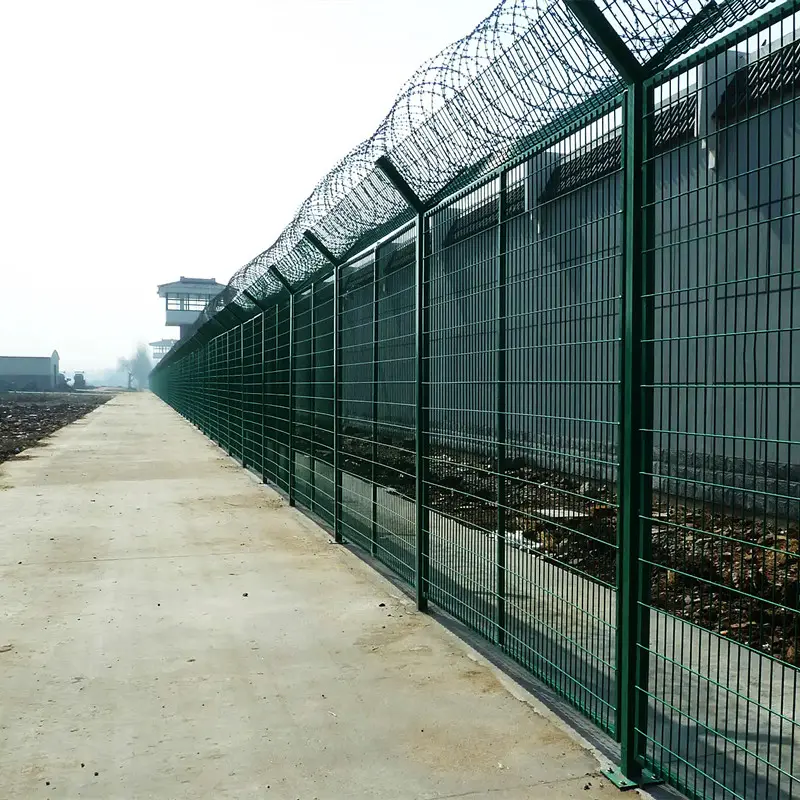 Garden metal Buildings fencing Supplies Outdoor Metal Material 3D Bending Curved Welded Steel Wire Mesh