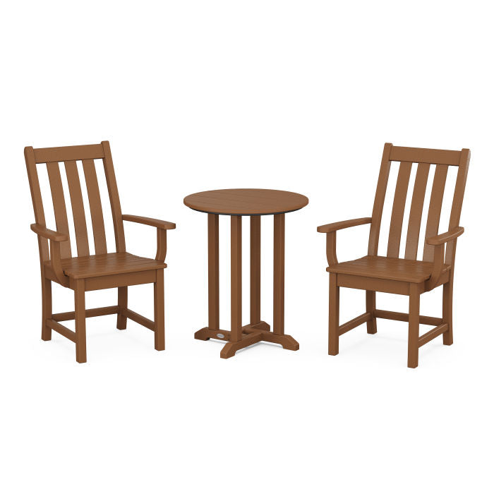 Polywood Vineyard 3-Piece Round Dining Set PWS1318-1