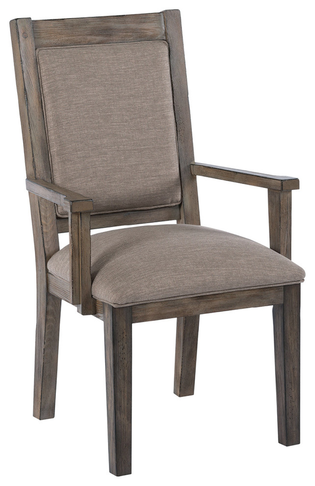 Kincaid Foundry 59 064 Upholstered Arm Chairs  Set of 2   Farmhouse   Dining Chairs   by Emma Mason  Houzz