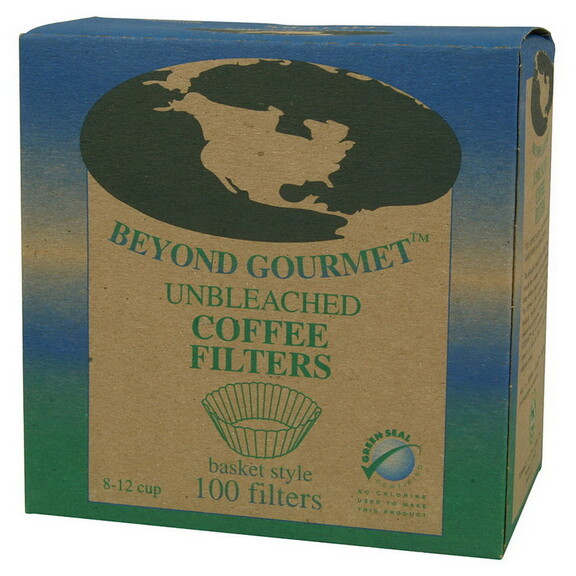 Beyond Gourmet Basket Style Unbleached Coffee Filt...