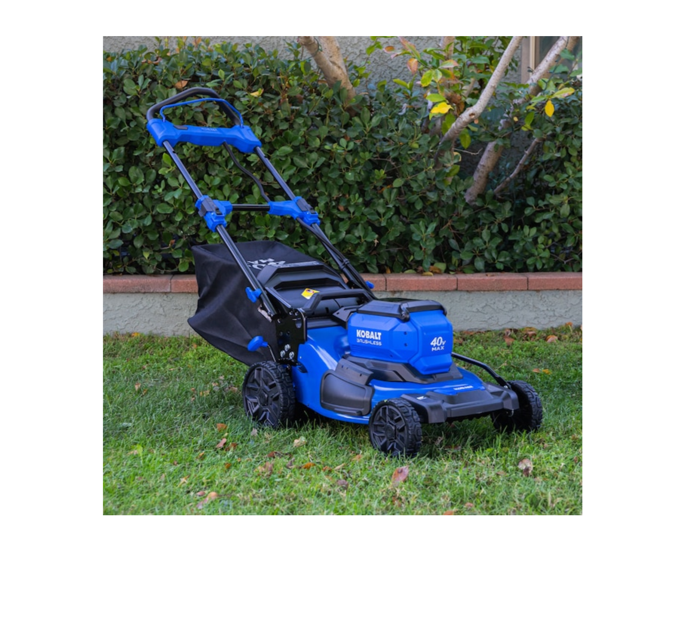 Kobalt KPM 1040A-03 Gen4 40-volt Brushless 20-in Cordless Electric Lawn Mower 6 Ah (Battery and Charger Included)